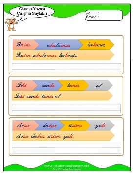 z sesi Çalışma Sayfaları